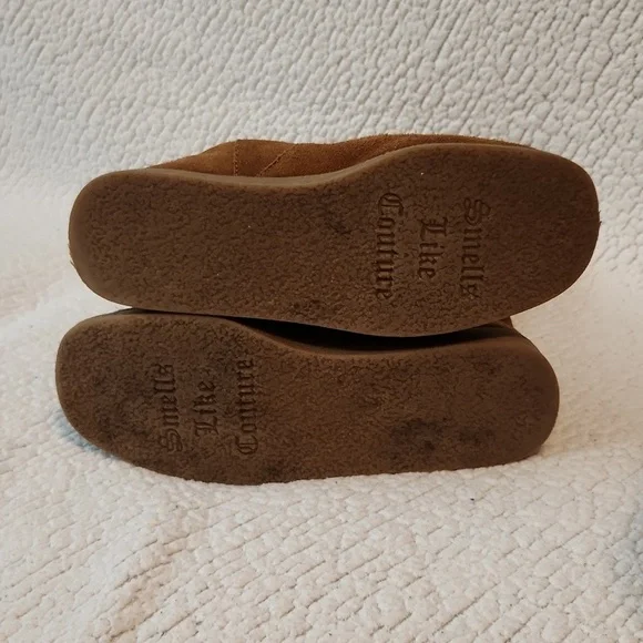 Juicy Couture genuine leather embroidered logo sherpa lined rubber sole t… - Picture 11 of 13